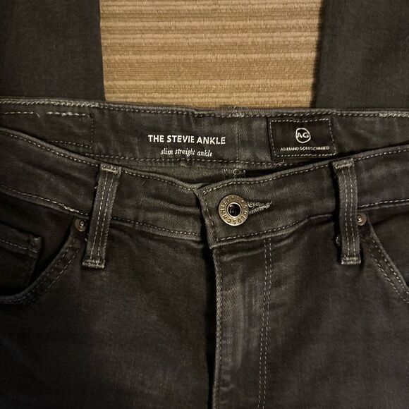 Adriano Goldschmied AG the stevie ankle gray jeans size 27r - Picture 2 of 8